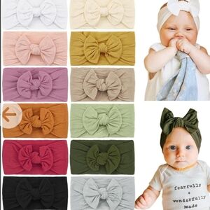 Colorful Bow Headband Set